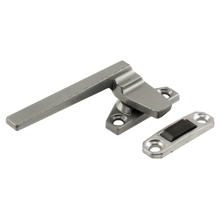 Left-Handed, Aluminum, Casement Locking Handle With Offset Base